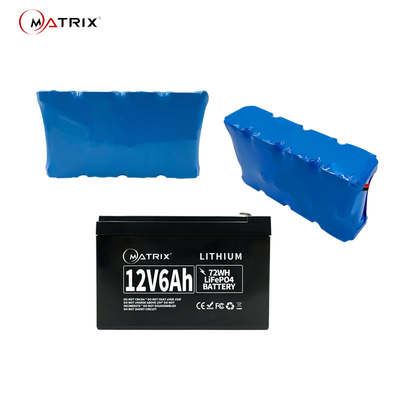 Падение в литий-ионных аккумуляторах 12V 6Ah батареи лития цикла замены глубоких