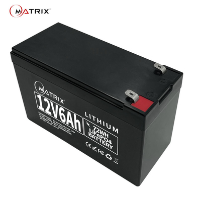 батарея фосфорнокислого железа лития 6Ah 12V LiFePo4 для UPS