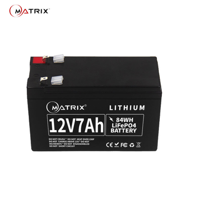 Перезаряжаемые батарея 12v 7ah Lifepo4 для резервного электропитания