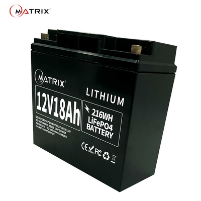 Батарея лития длинной жизни 12.8v 18ah LiFePO4 заменяет свинцовокислотные батареи 12v