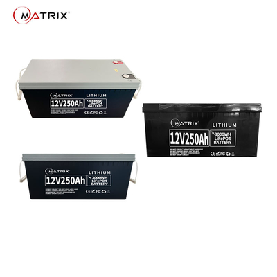Батарея лития замены Lifepo4 для резервной электрической системы 12V250AH от МАТРИЦЫ