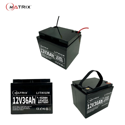 Батарея лития 4S6P LiFePO4 12V 36Ah для переключателя сети серверов компьютеров