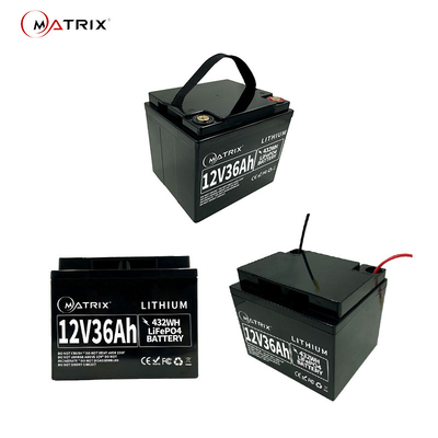 Батарея лития 4S6P LiFePO4 12V 36Ah для переключателя сети серверов компьютеров