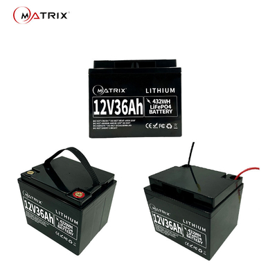 Батарея лития 4S6P LiFePO4 12V 36Ah для переключателя сети серверов компьютеров