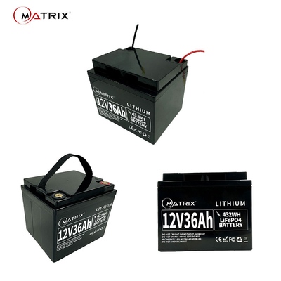 Батарея лития 4S6P LiFePO4 12V 36Ah для переключателя сети серверов компьютеров