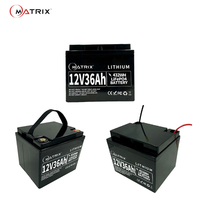 Батарея лития 4S6P LiFePO4 12V 36Ah для переключателя сети серверов компьютеров