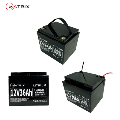 Батарея лития 4S6P LiFePO4 12V 36Ah для переключателя сети серверов компьютеров